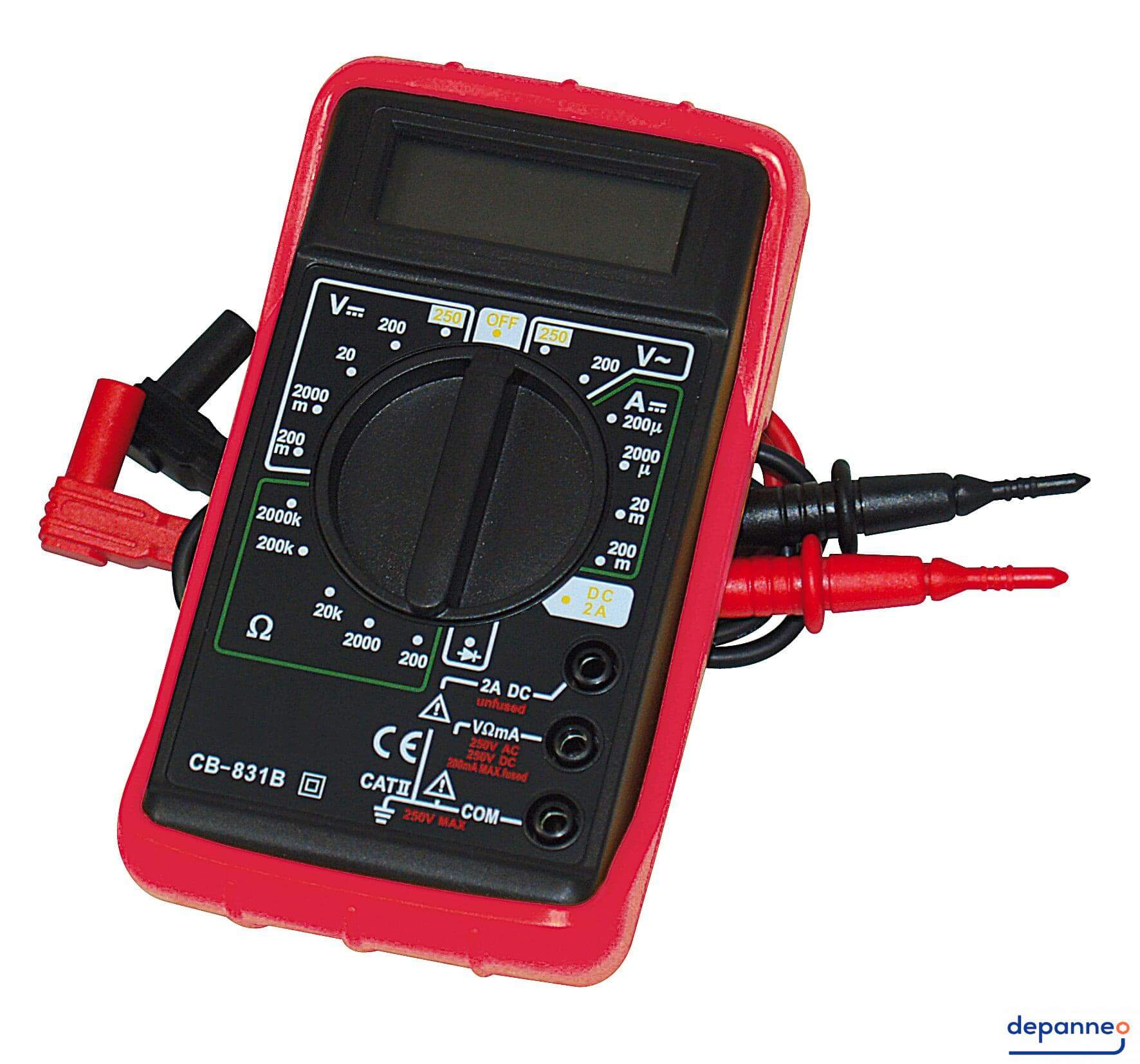 TUTO] Utiliser un Multimètre / VoltMetre / AmpèreMètre / Ohm mètre