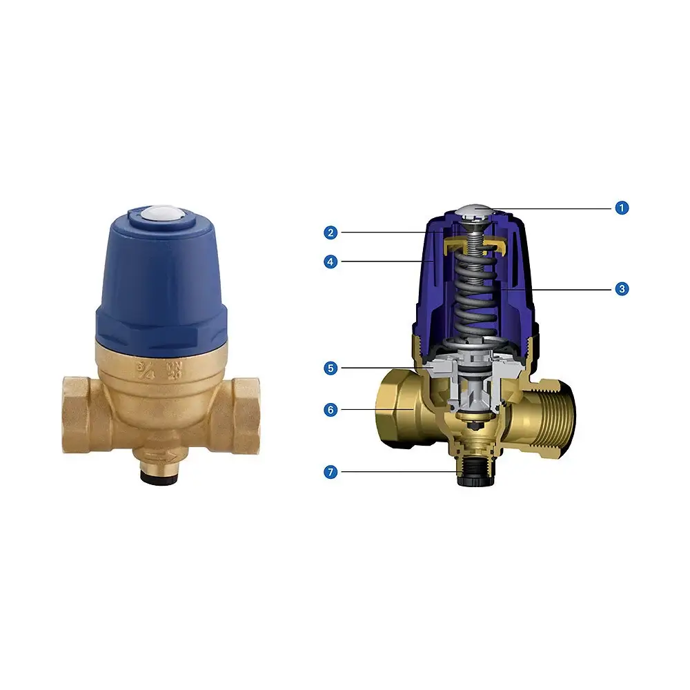 Réducteur de pression protège les installations d'eau domestique
