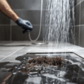 Douche bouchée par des cheveux