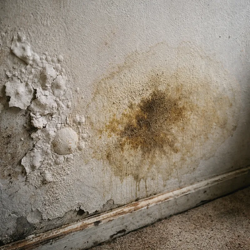 Gouttes d'eau s'échappant d'une chaudière illustrant les signes d'une fuite imminente