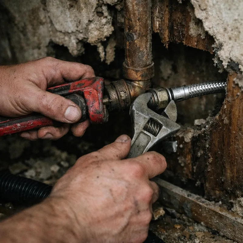 vue détaillée d’un plafond avec infiltrations causant un dégât des eaux