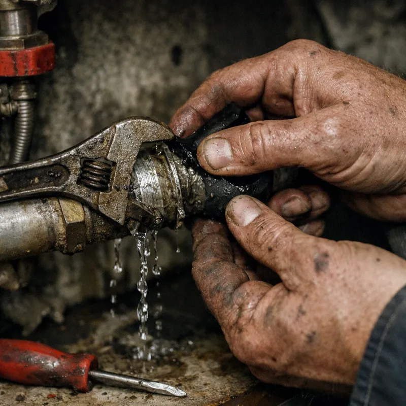 Outils et matériaux nécessaires pour réparer une fuite sur une canalisation domestique