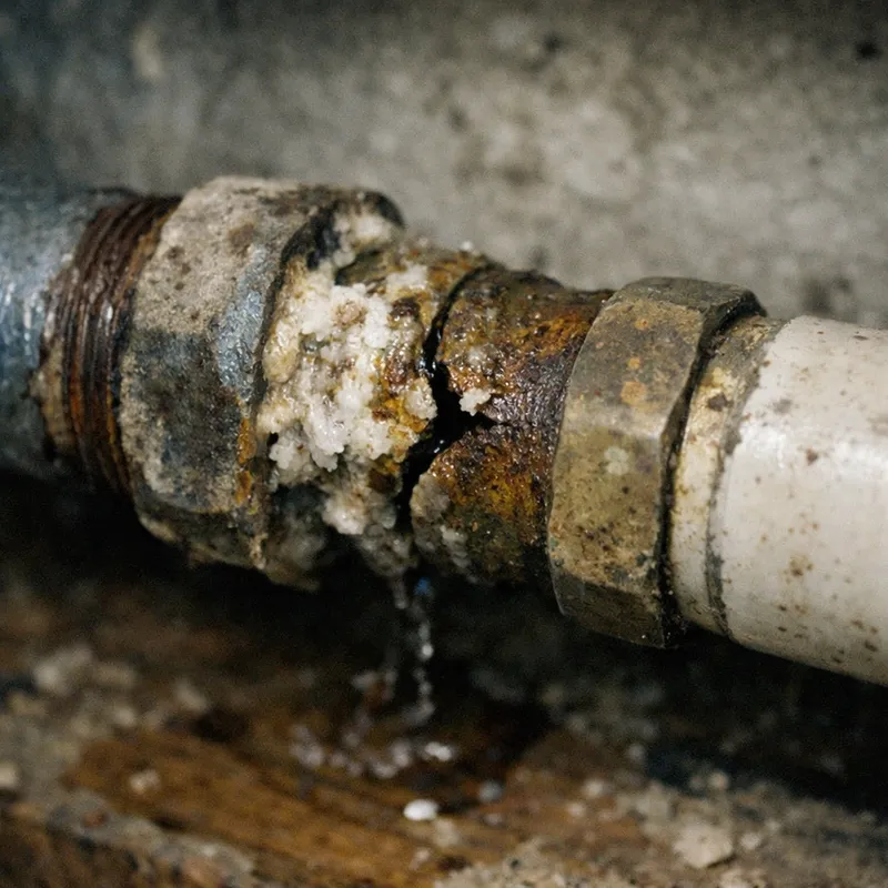 Diagramme illustrant les causes courantes d'une fuite dans un lave-linge