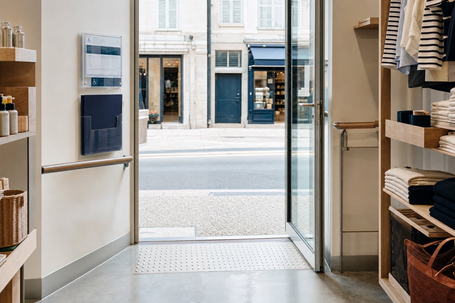 Accessibilité PMR commerce