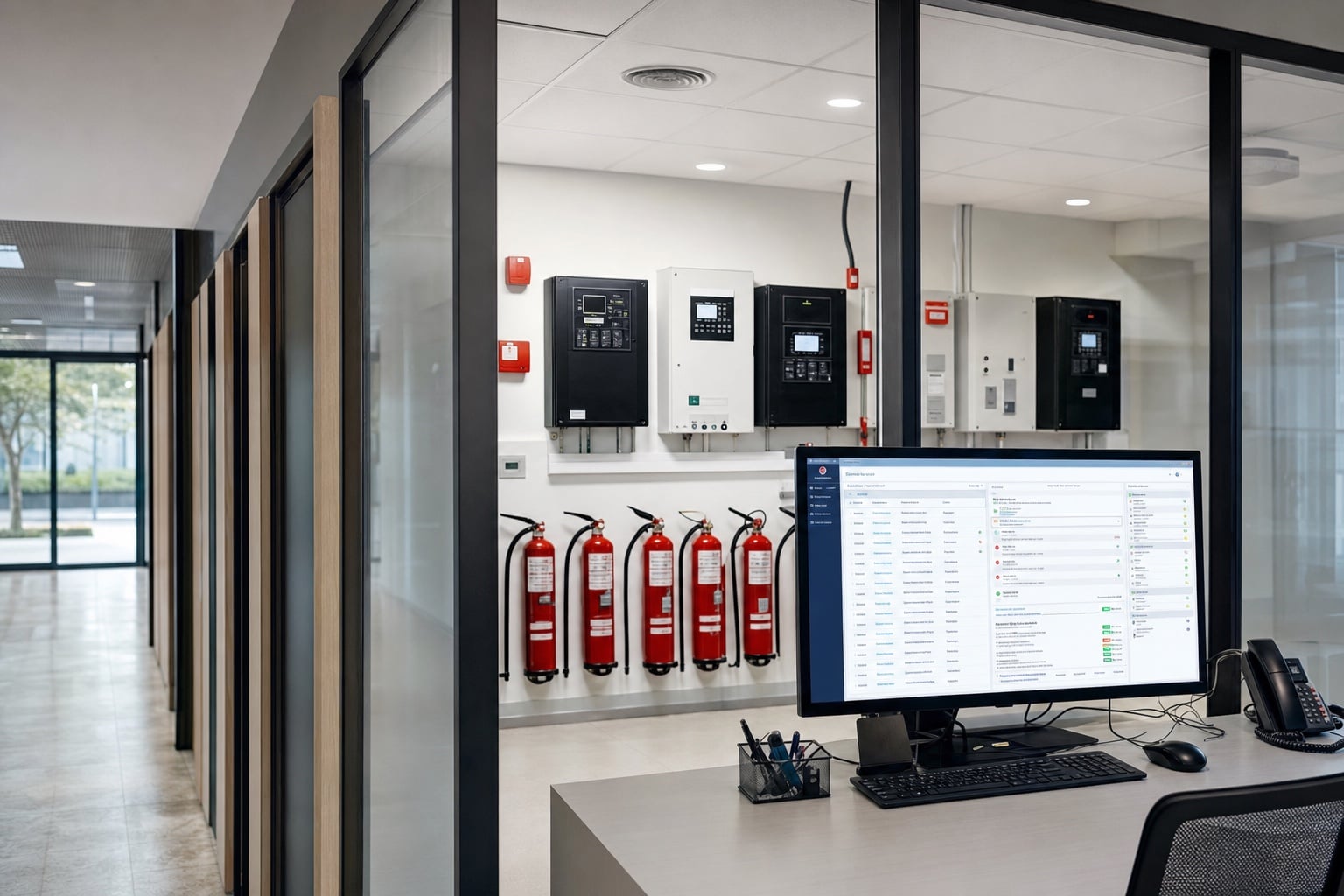 Logiciel de maintenance incendie