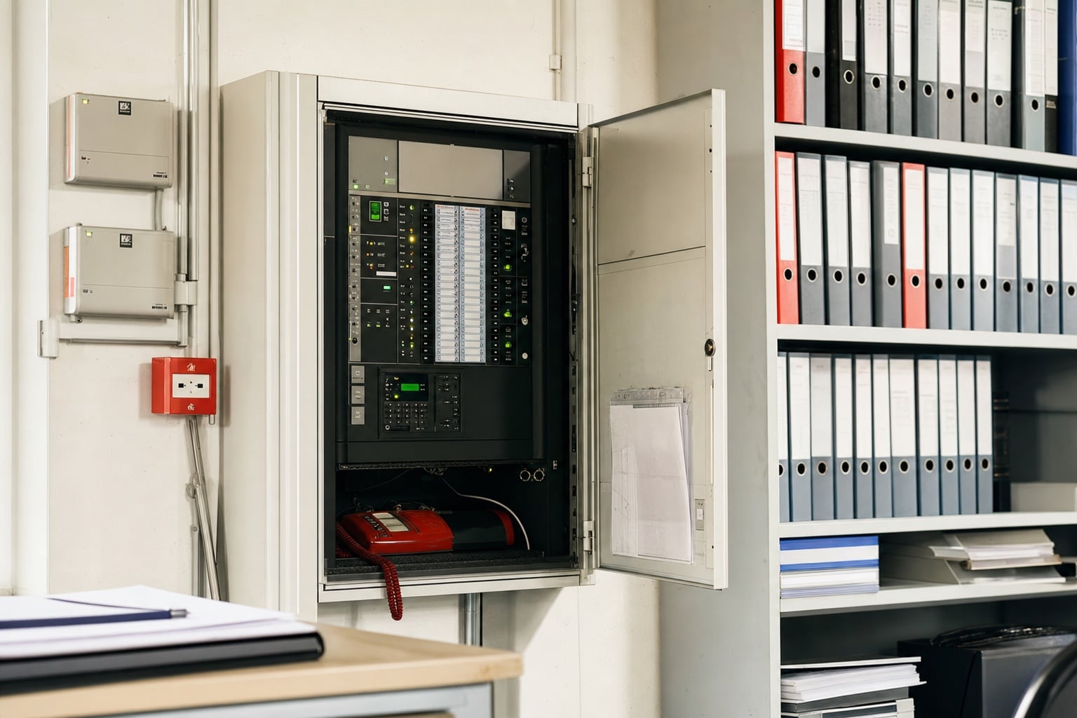 Maintenance système de sécurité incendie
