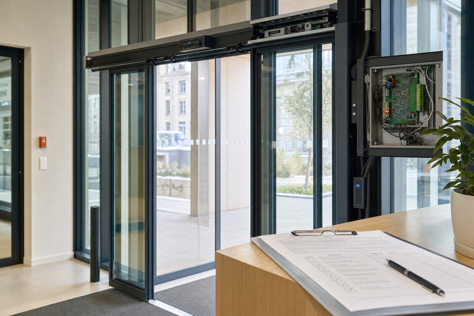Prix contrat de maintenance porte automatique