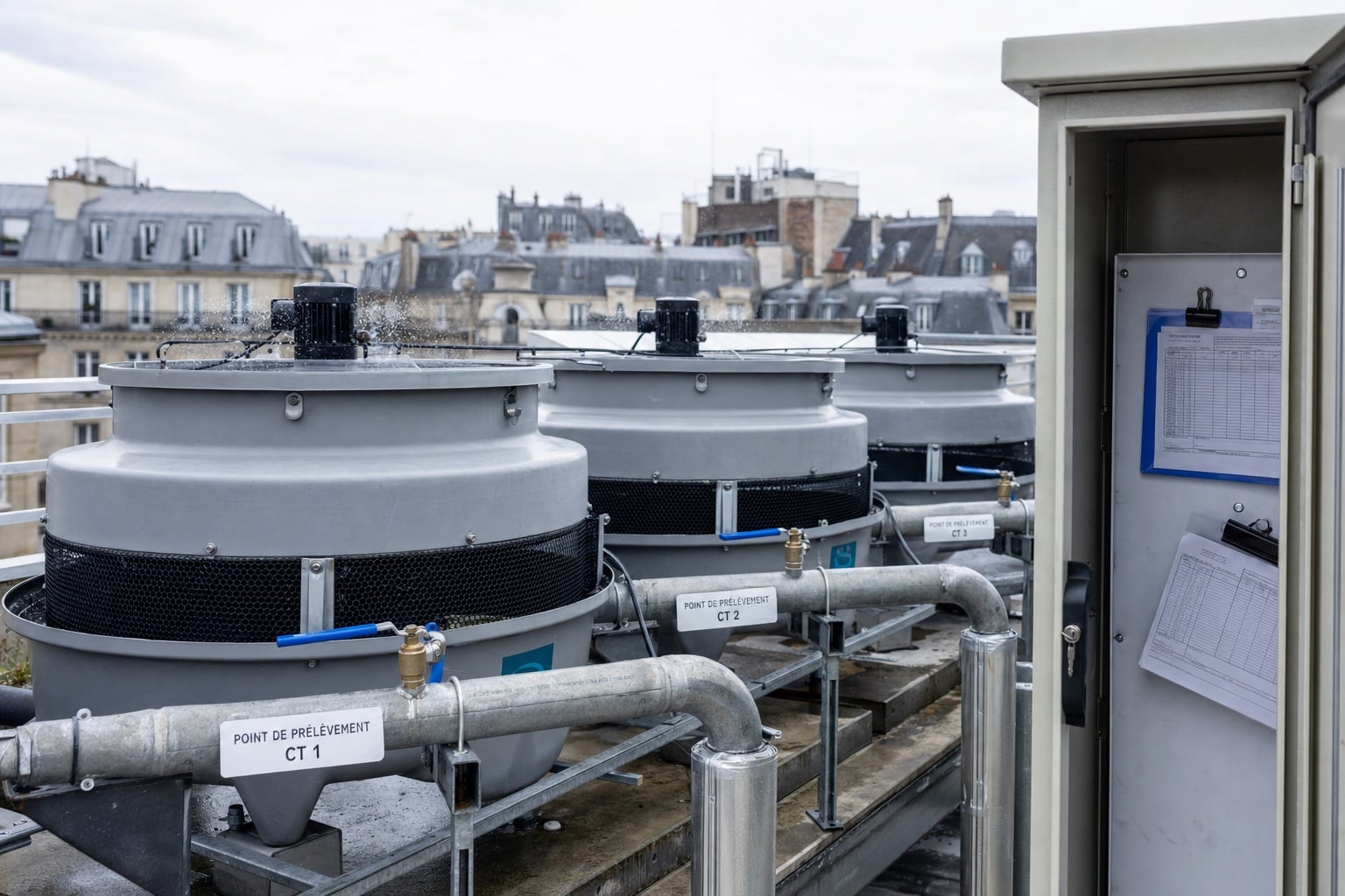Réglementation légionelle tour aéroréfrigérante