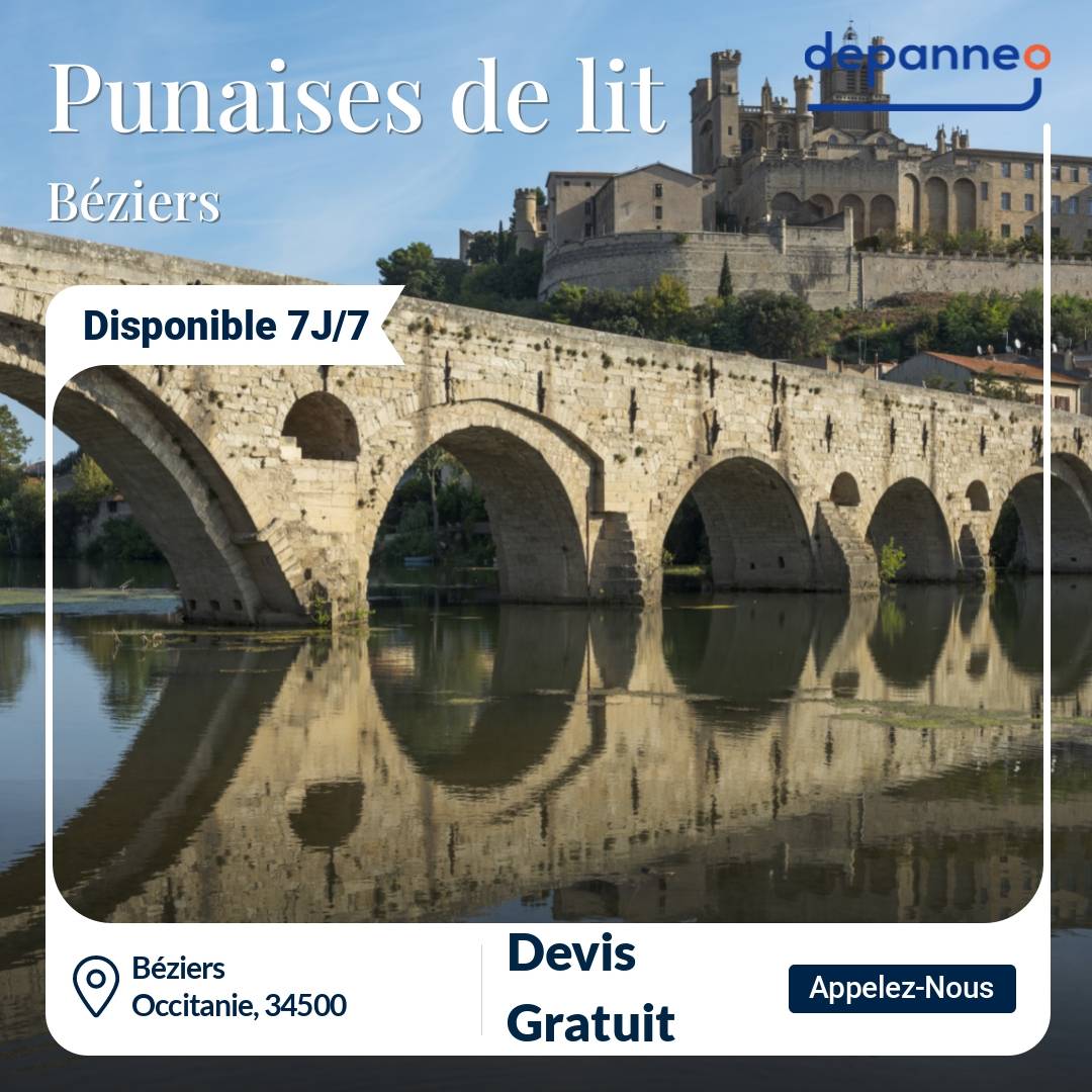 punaise de lit Béziers