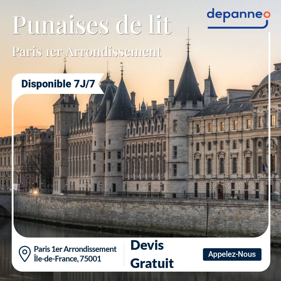 punaise de lit Paris 1er Arrondissement