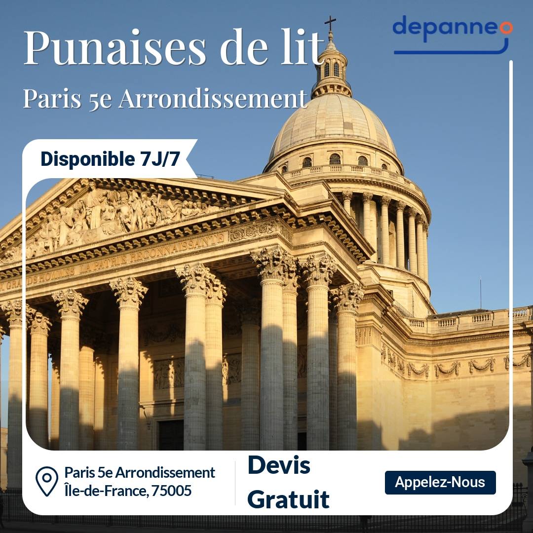 punaise de lit Paris 5e Arrondissement