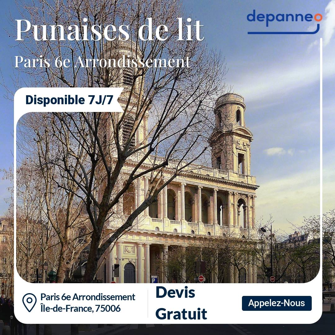 punaise de lit Paris 6e Arrondissement