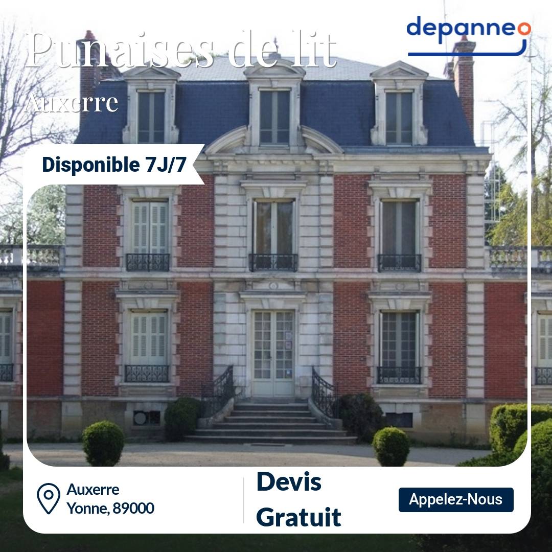 punaise de lit Auxerre