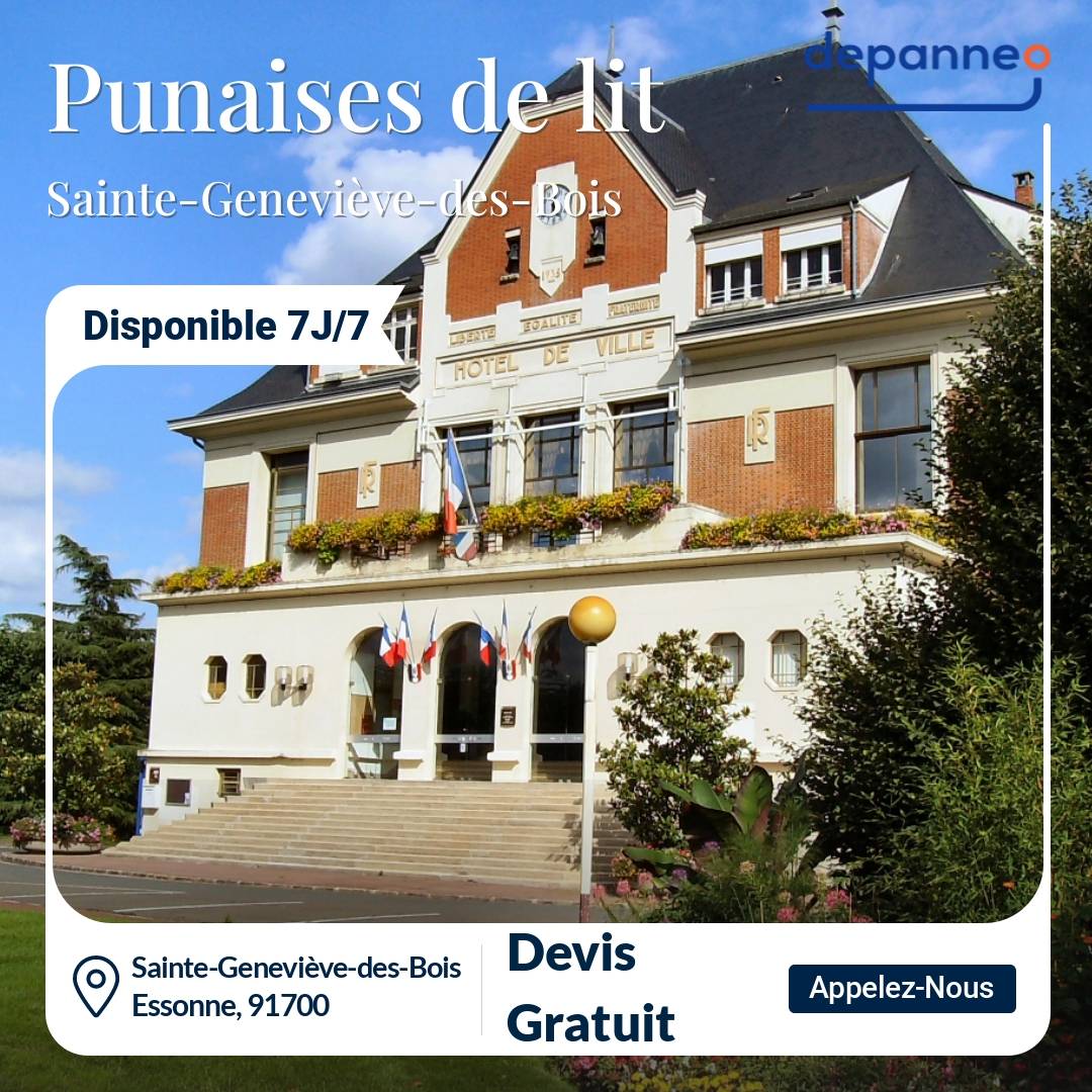 punaise de lit Sainte-Geneviève-des-Bois