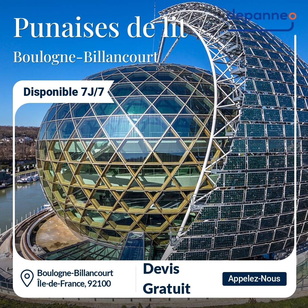 punaise de lit Boulogne-Billancourt