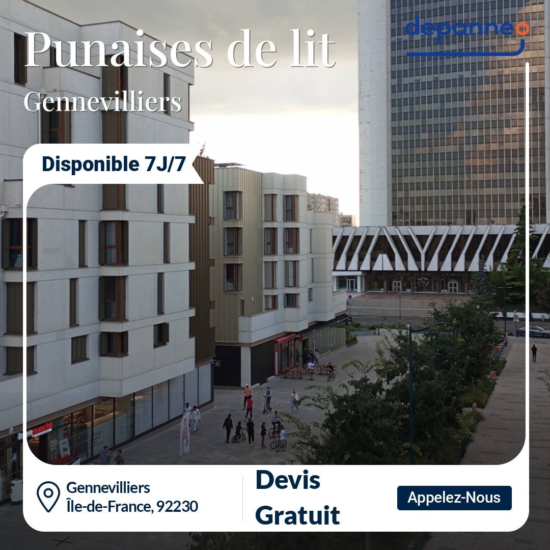 punaise de lit Gennevilliers